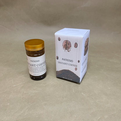 PATIOSIO   Instant coffee,  Dark Roast Coffee,Easy Preparation, Convenient Coffee Instant Format