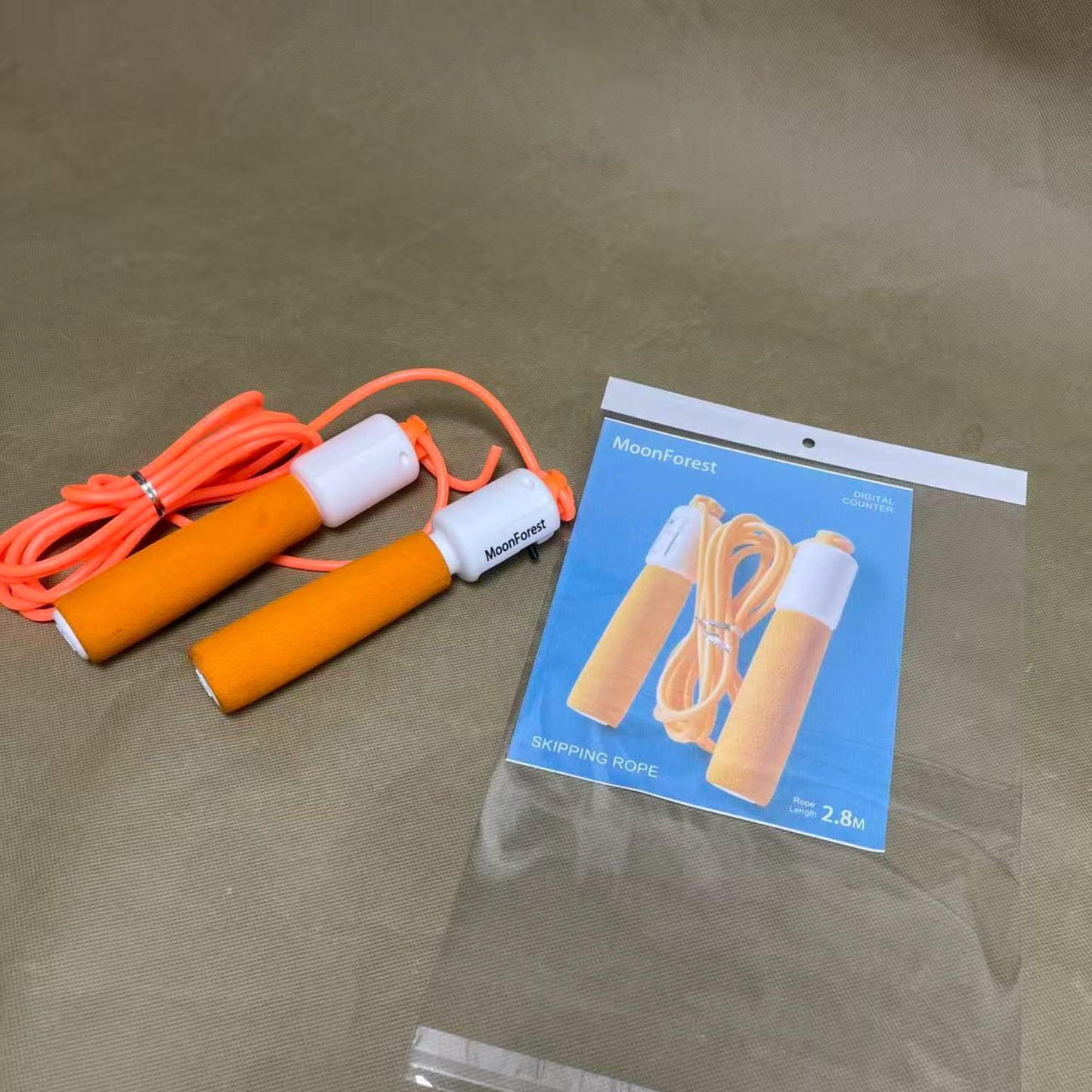 MoonForest  Skipping ropes, Adjustable Digital Counting Jump Rope, Exercise, Workout, Boxing, Gym