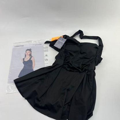 LHMOYUE  Swimwear ,Women's One Piece Swimdress Swimsuit Tummy Control Swim Dress Modest
