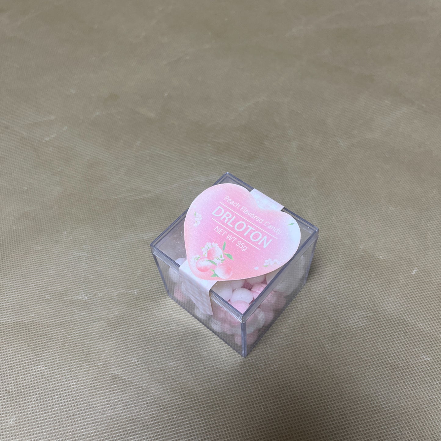 DRLOTON  Candy ,Fruit Candies ,Fruit-Flavored Hard Candy  ,Peach Flavored Candy