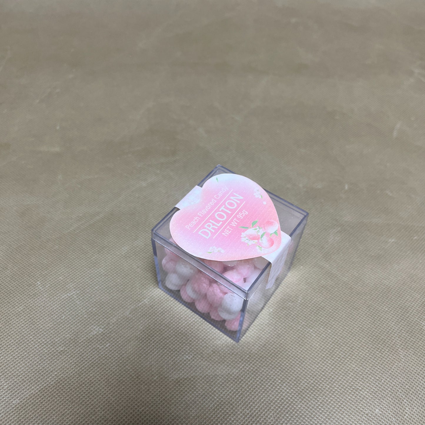 DRLOTON  Candy ,Fruit Candies ,Fruit-Flavored Hard Candy  ,Peach Flavored Candy