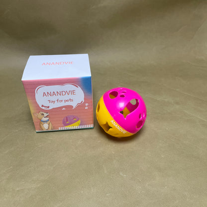 ANANDVIE   Pet toys ,Plastic Ball Cat Toys, Bell Jingle Kitten Toy,for Cat Indoor Training
