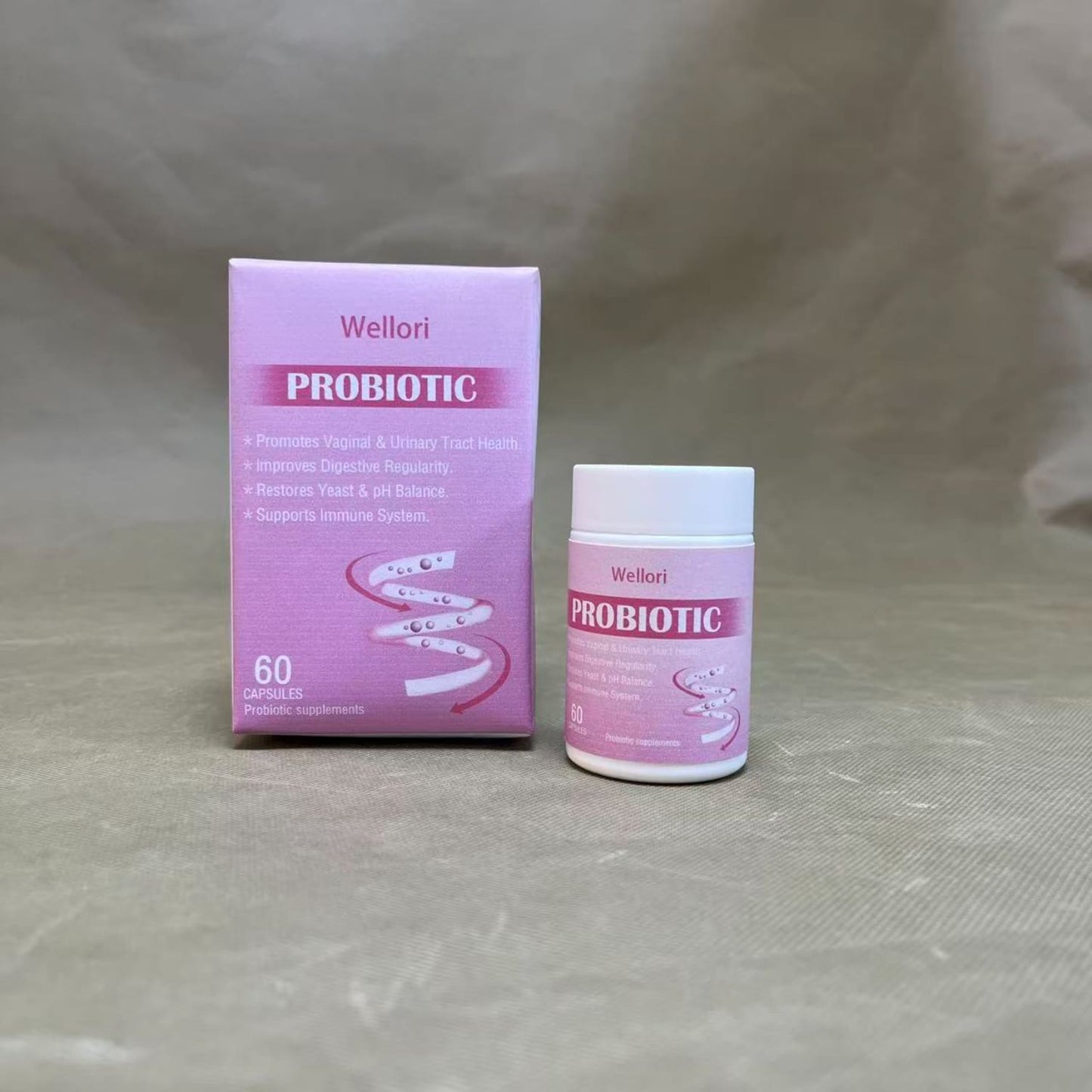 Wellori   Probiotic supplements ,Complete Probiotics for Women,Supports Gut, Vaginal & Immune Health