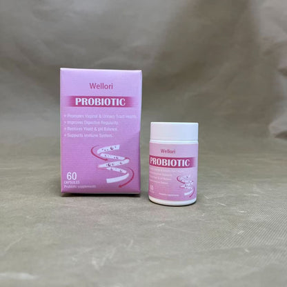 Wellori   Probiotic supplements ,Complete Probiotics for Women,Supports Gut, Vaginal & Immune Health