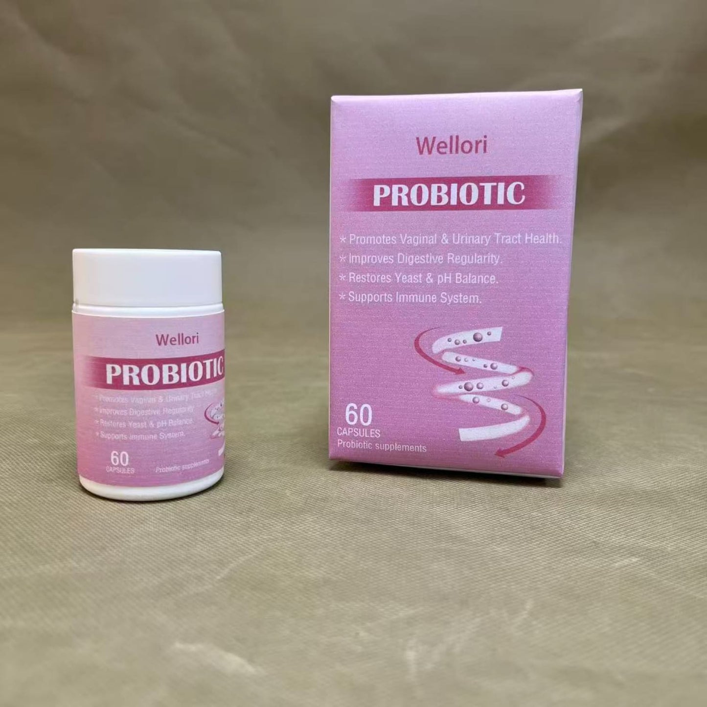 Wellori   Probiotic supplements ,Complete Probiotics for Women,Supports Gut, Vaginal & Immune Health
