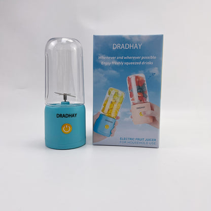 DRADHAY  Electric Fruit Juicer ,Portable and Rechargeable Battery Juice Blender,  USB Rechargeable, Mini Juicer