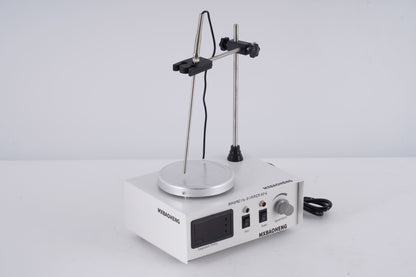 MXBAOHENG    Magnetic agitators for laboratory use,Capacity Magnetic Hotplate Stirrer Mixer,Timer,Temp Probe Sensor&Stir Bar