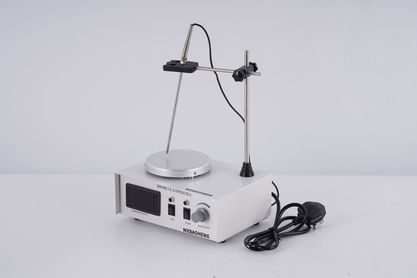 MXBAOHENG    Magnetic agitators for laboratory use,Capacity Magnetic Hotplate Stirrer Mixer,Timer,Temp Probe Sensor&Stir Bar