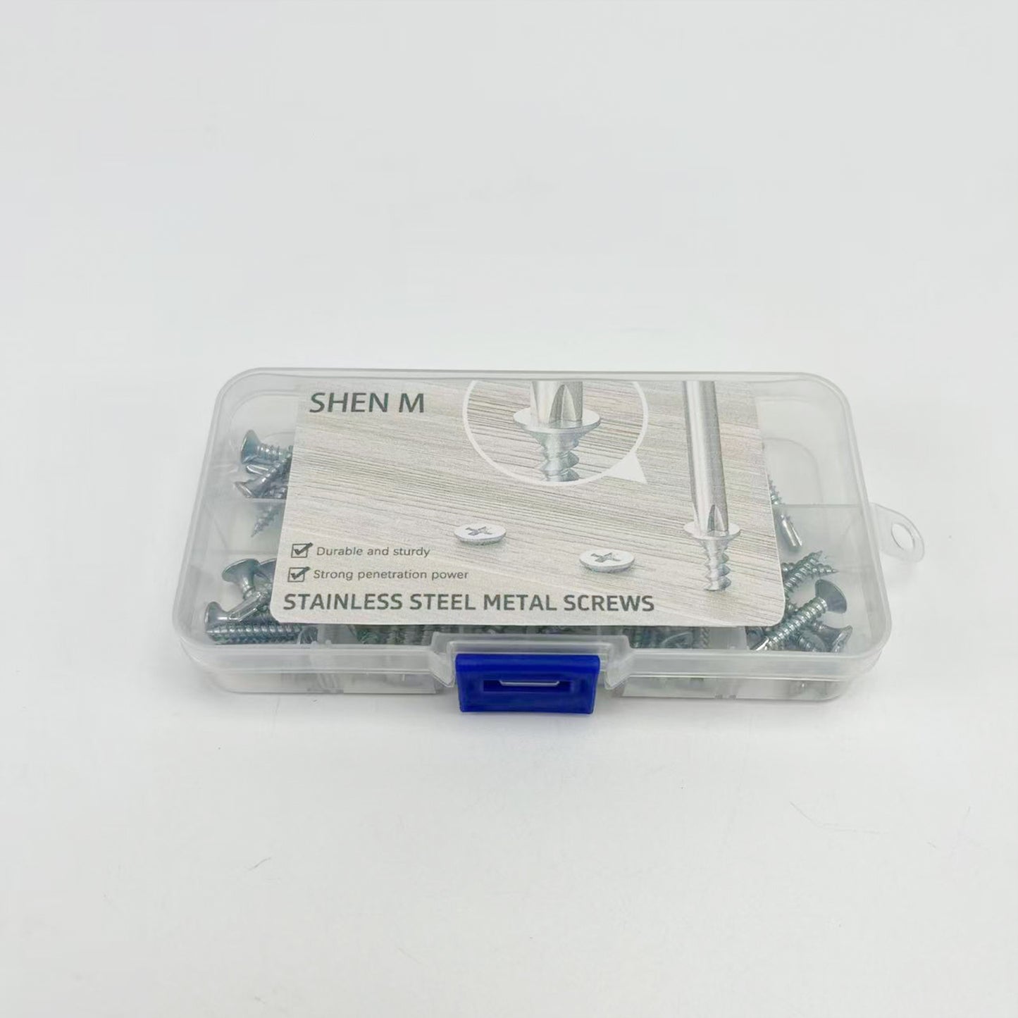 SHEN M   Metal screws, Silver Self Tapping Screws, for Household Appliances,Furniture,Woodworking