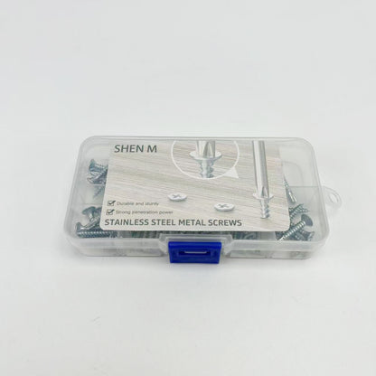 SHEN M   Metal screws, Silver Self Tapping Screws, for Household Appliances,Furniture,Woodworking