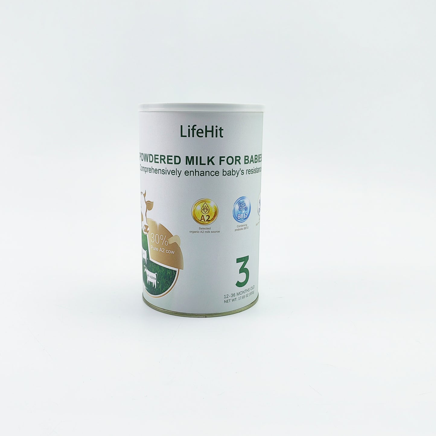 LifeHit   Powdered milk for babies, Organic Toddler Milk Drink,Non-GMO, Clean Label Certified, for Kids 12-36 Months