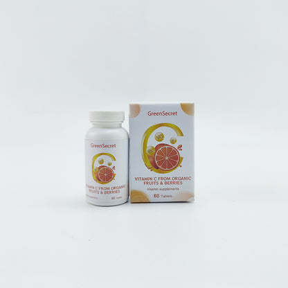 GreenSecret  Vitamin supplements, Nature Made Vitamin C,Dietary Supplement, Vitamin C for Immune Support, 60 Tablets