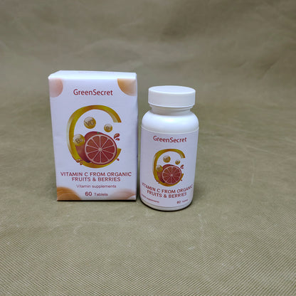 GreenSecret  Vitamin supplements, Nature Made Vitamin C,Dietary Supplement, Vitamin C for Immune Support, 60 Tablets