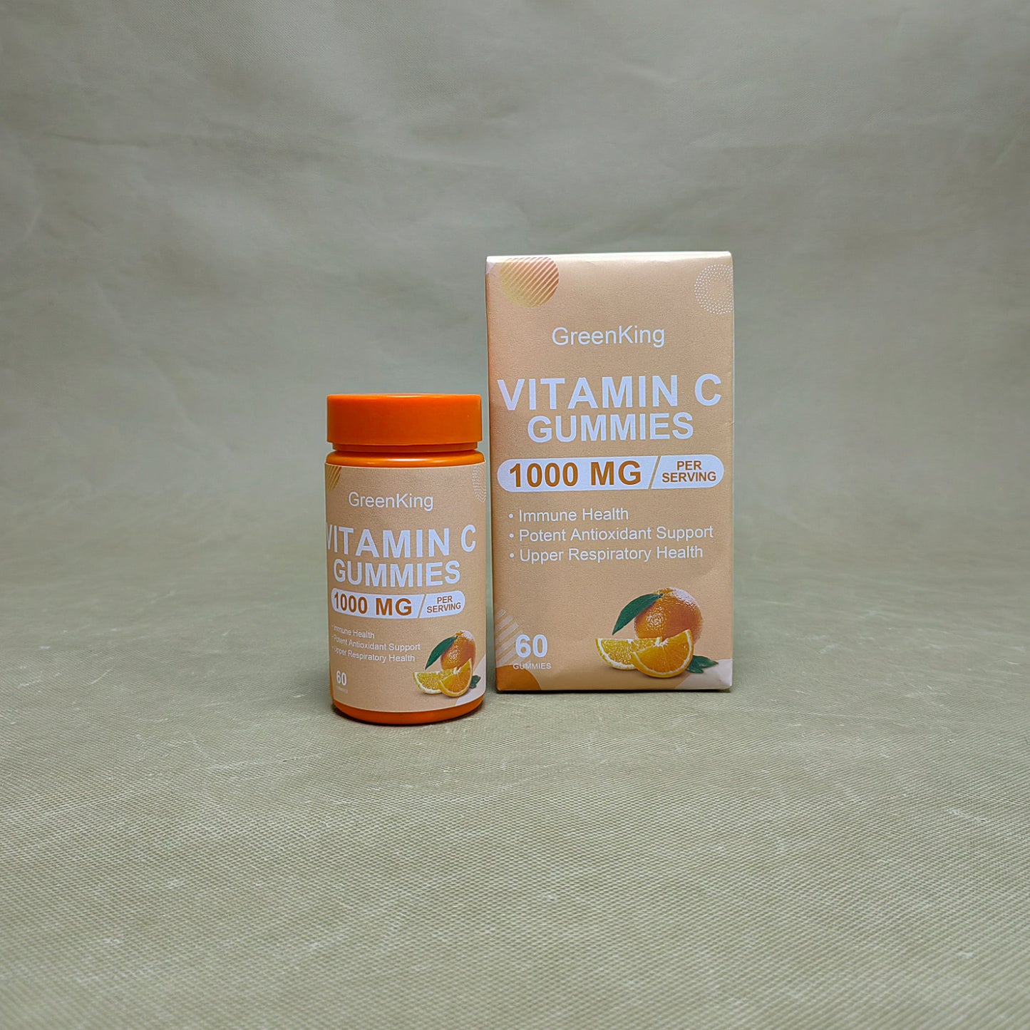GreenKing  Gummy vitamins,Chewable Multivitamin for Adults & Kids with Zinc for Immune & Collagen Support