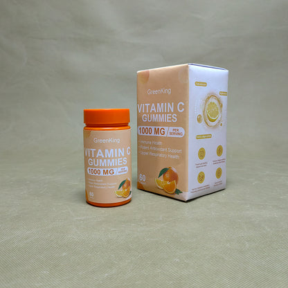GreenKing  Gummy vitamins,Chewable Multivitamin for Adults & Kids with Zinc for Immune & Collagen Support