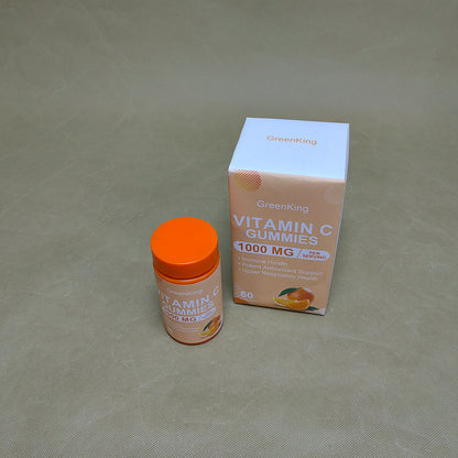 GreenKing  Gummy vitamins,Chewable Multivitamin for Adults & Kids with Zinc for Immune & Collagen Support