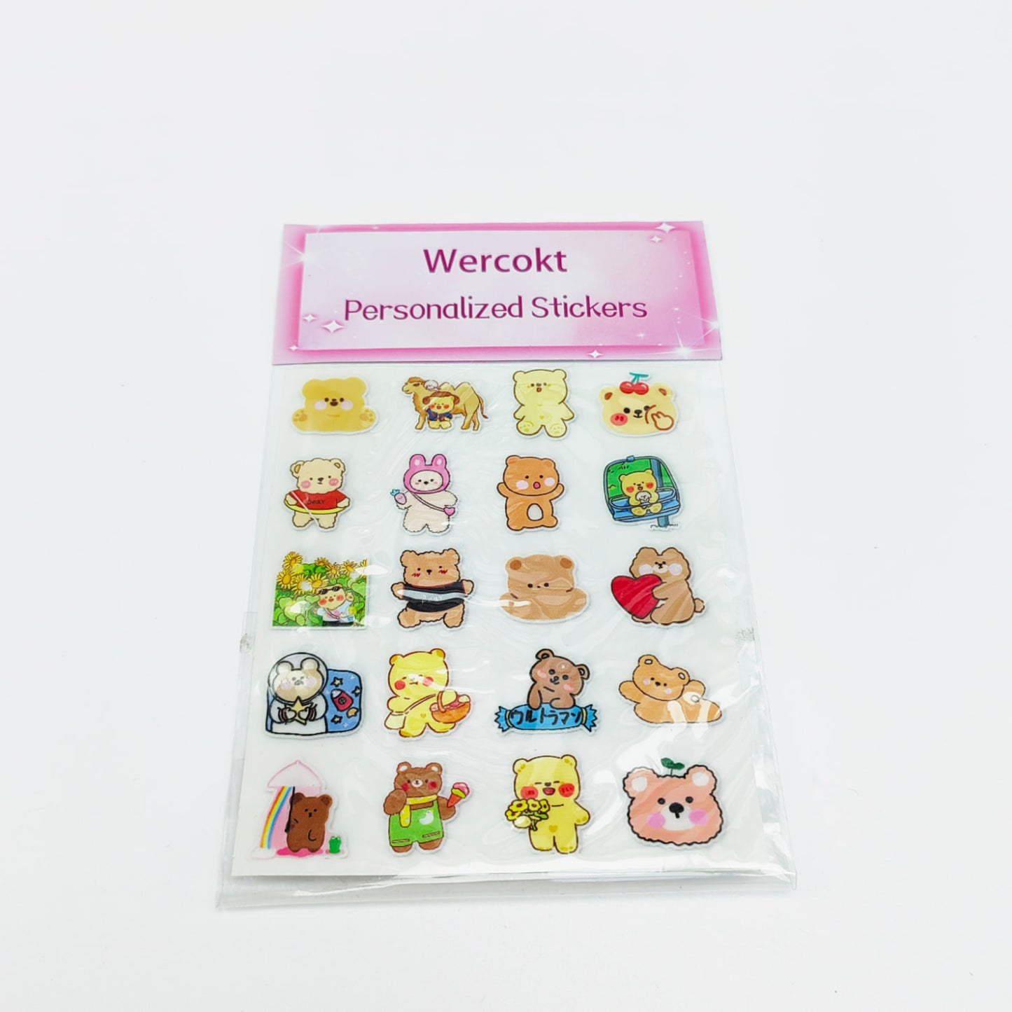 Wercokt Stickers, Laptop Stickers for Kids and Teens Vinyl Waterproof Sticker Pack for Skateboard Bike Water