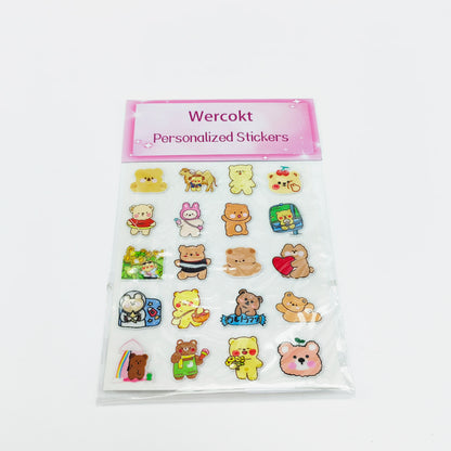 Wercokt Stickers, Laptop Stickers for Kids and Teens Vinyl Waterproof Sticker Pack for Skateboard Bike Water