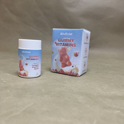 BlivEclat   Gummy vitamins,Sugar Free Multivitamin Gummies,Naturally Flavored and Sweetened Vitamin Gummy for Women and Kids