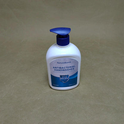 NatureBomb  Antibacteril handwashes,Washes Away 99% Bacteria,  Made with Natural Moisturizers, Enriched with Skin Conditioners