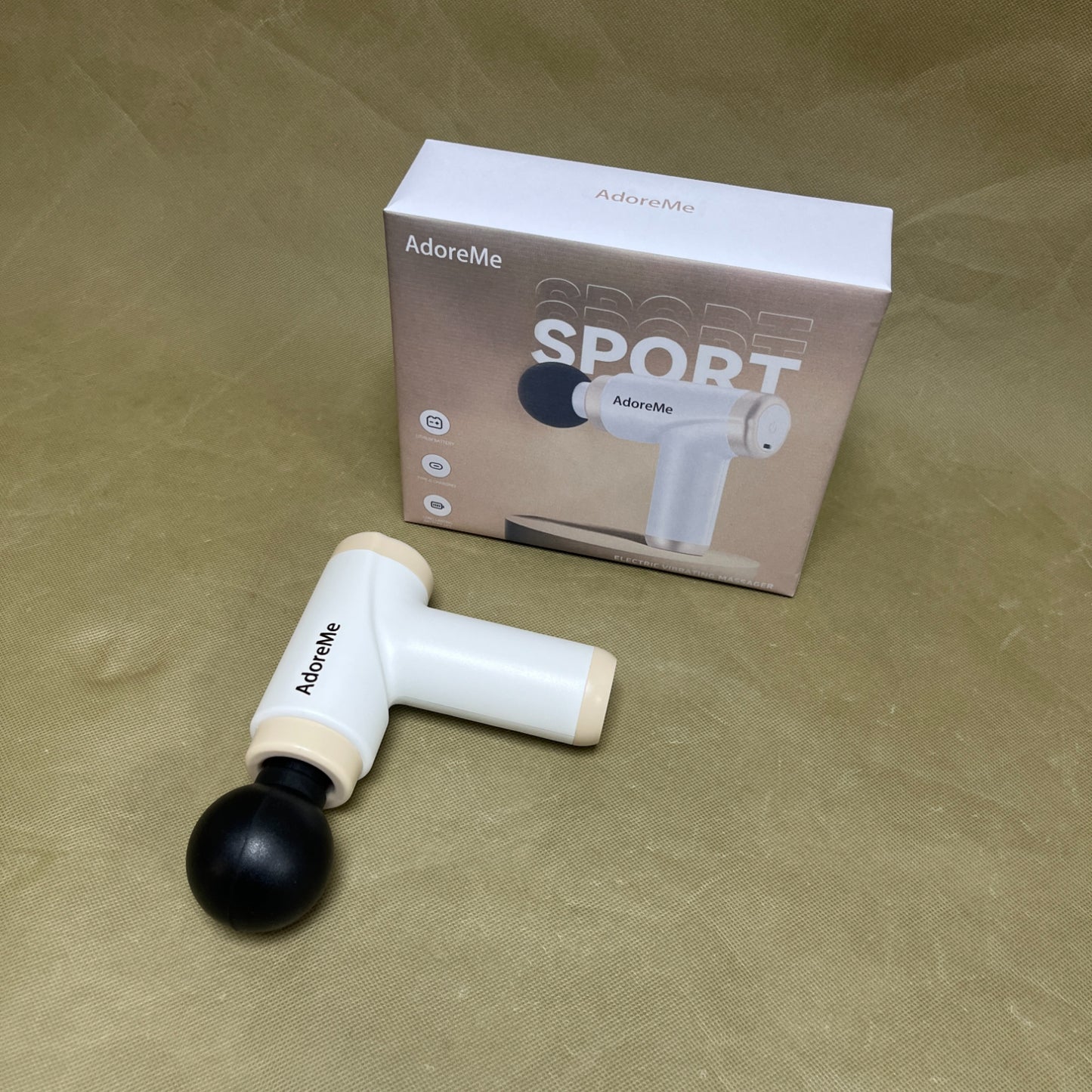 AdoreMe  electric vibrating massager,Massage Gun Deep Tissue, Silent Brushless Motor ,Portable Massage Gun,Small Travel Tool