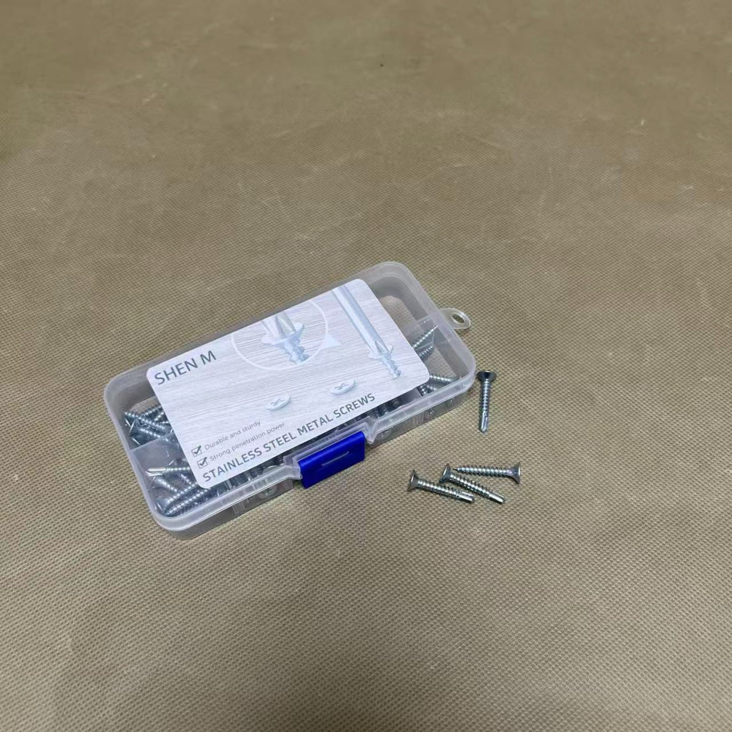 SHEN M   Metal screws, Silver Self Tapping Screws, for Household Appliances,Furniture,Woodworking