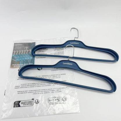 Lamitocs  Coat hangers , Plastic Hangers, Space Saving, Non-Slip, Durable & Sturdy Hanger