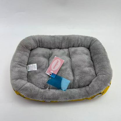 onepet   Pet cushions,Washable Dog Bed  Plush Dog Crate Beds Comfy Kennel Pad Anti-Slip Pet Sleeping Mat for  Small Dogs Breeds