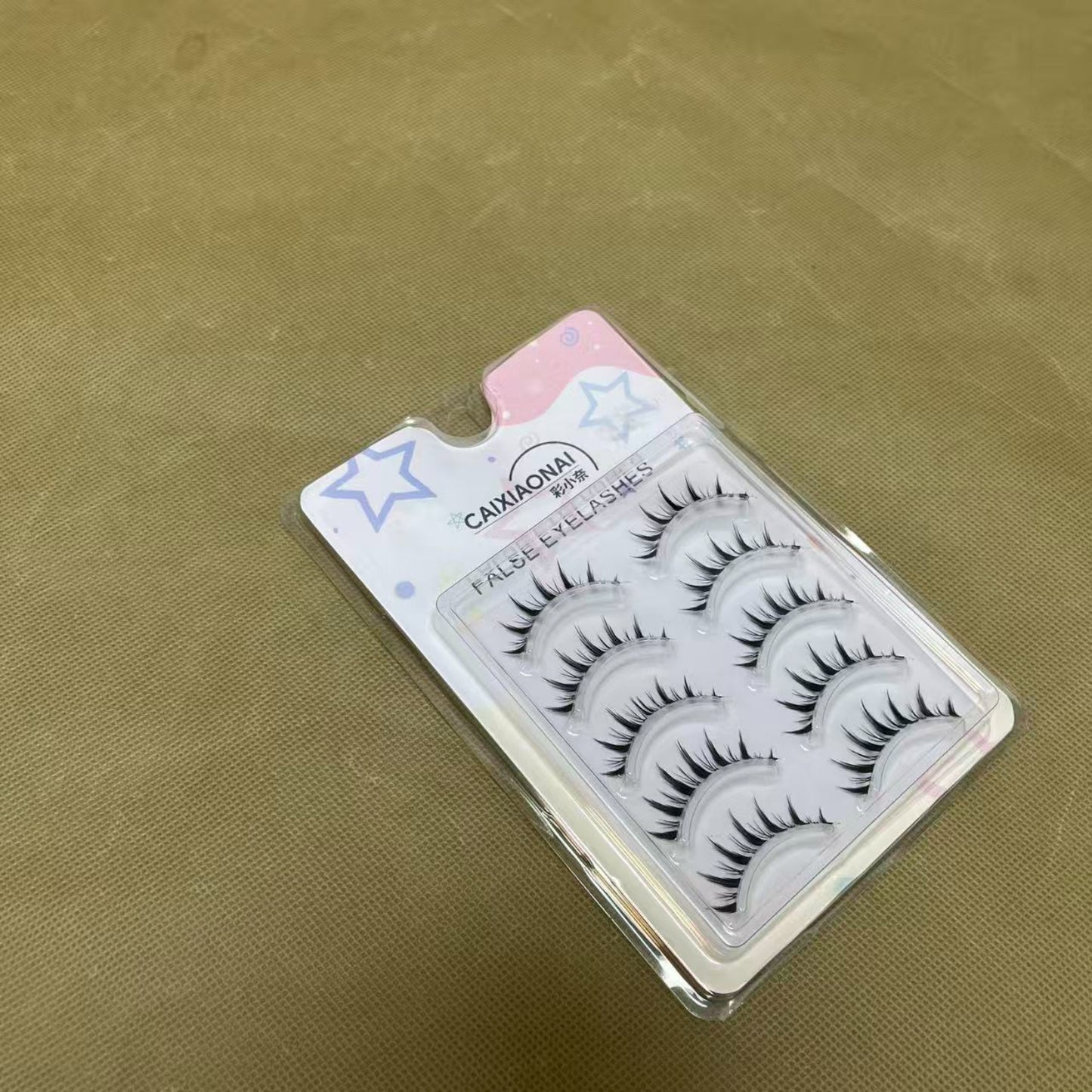 CAIXIAONAI   False eyelashes, Includes 5 Pairs Of Lashes, Easy to Apply, Reusable Lash Clusters,Perfect for Everyday Wear