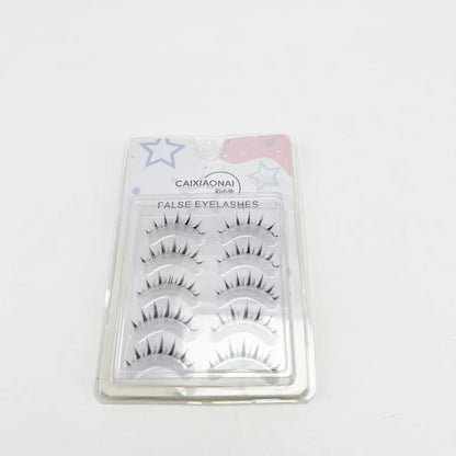 CAIXIAONAI   False eyelashes, Includes 5 Pairs Of Lashes, Easy to Apply, Reusable Lash Clusters,Perfect for Everyday Wear