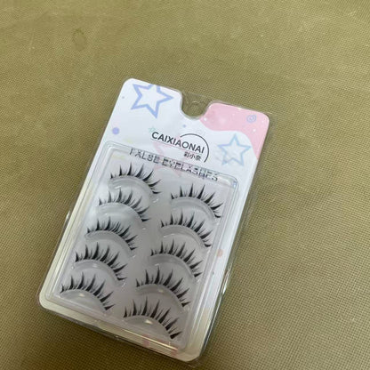 CAIXIAONAI   False eyelashes, Includes 5 Pairs Of Lashes, Easy to Apply, Reusable Lash Clusters,Perfect for Everyday Wear