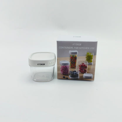 ATONGM Containers for household or kitchen use,Airtight Food Storage Containers, for Cereal, Dry Food, Flour and Sugar