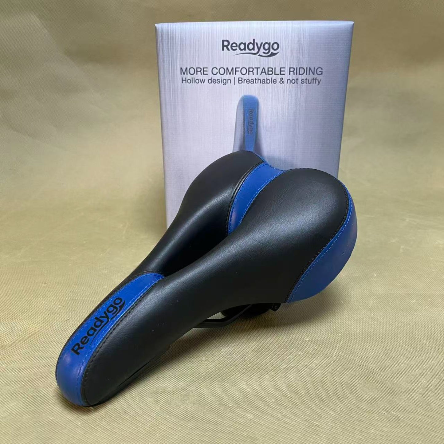Readygo   Saddles for bicycles, Comfortable Bike Seat for Men Women, Bicycle Saddle for Touring, Exercise Bicycle, Commuter, Travel