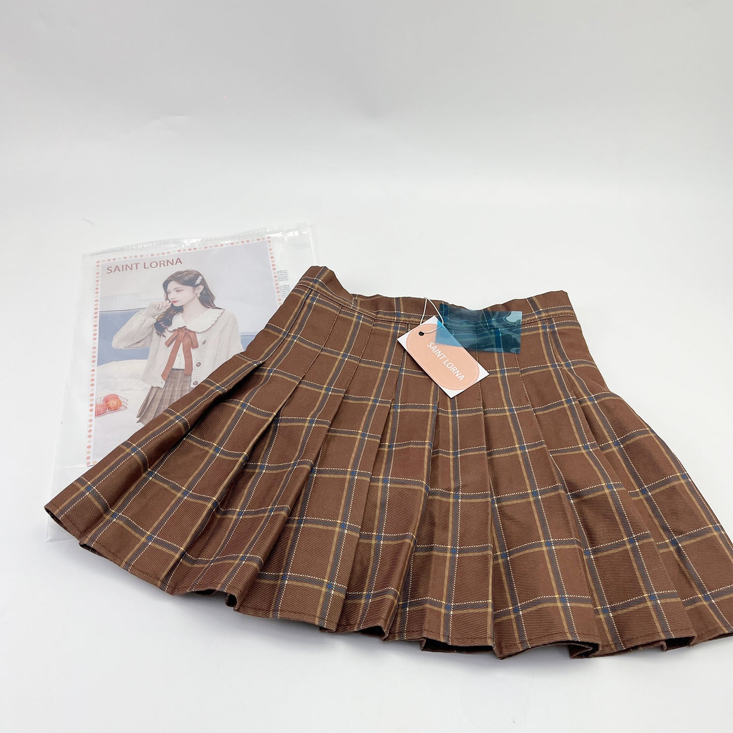 SAINT LORNA   skirts, Pleated Skirt School Uniform Skirt Mini Skirt, Athletic Workout Skater Skirt