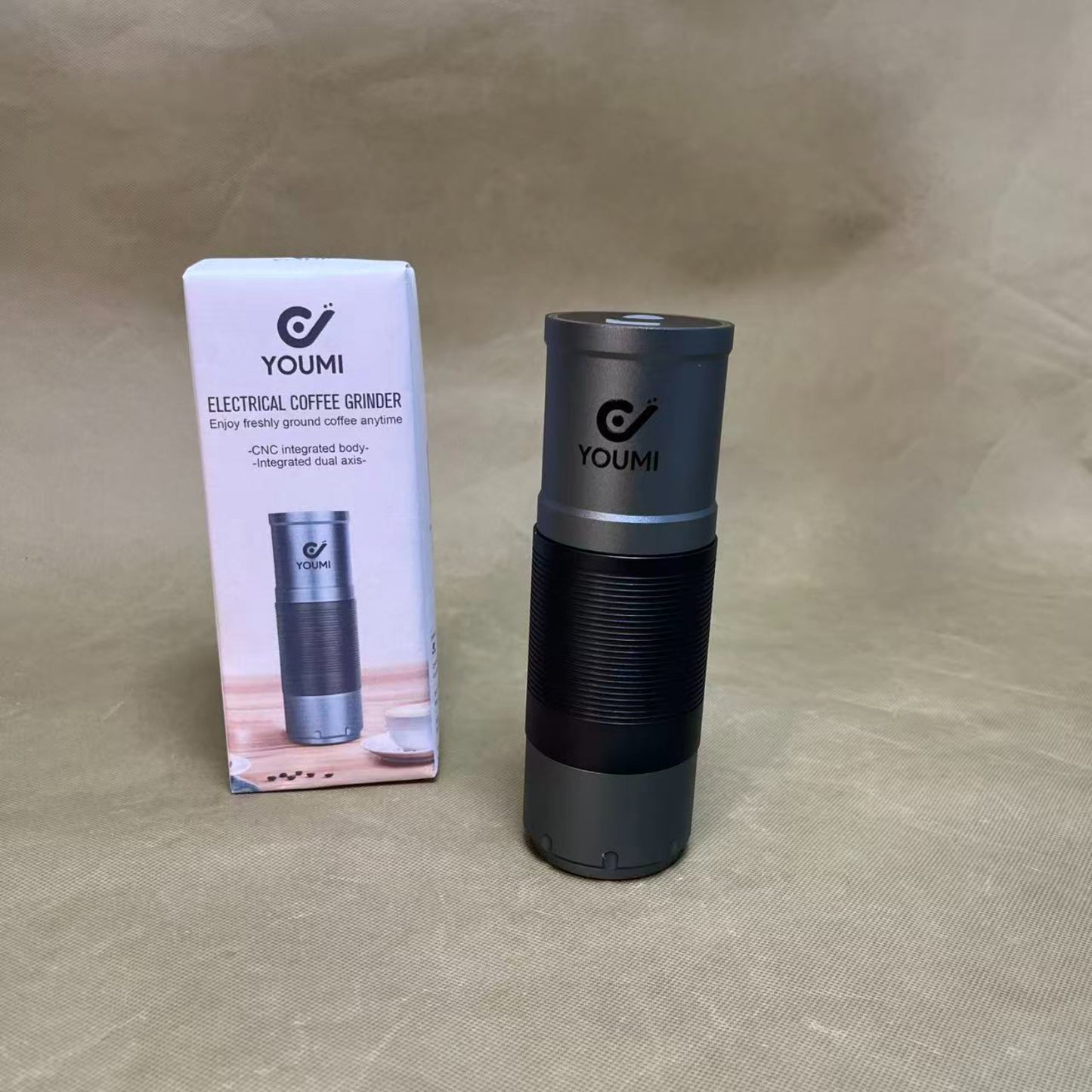 YOUMI  Electrical coffee grinders, Electric Coffee Grinder, Spice Grinder, One Touch Coffee Mill for Beans, Spices and More,  Black