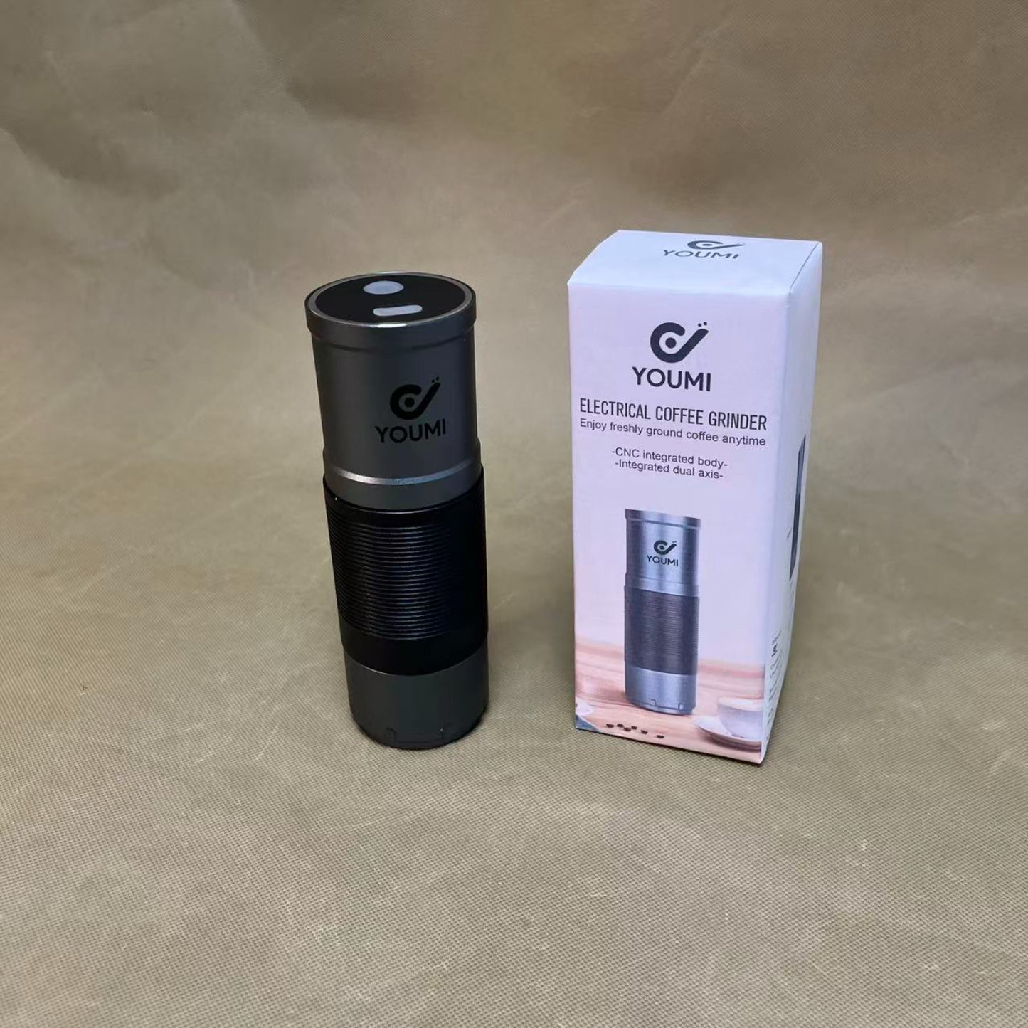 YOUMI  Electrical coffee grinders, Electric Coffee Grinder, Spice Grinder, One Touch Coffee Mill for Beans, Spices and More,  Black