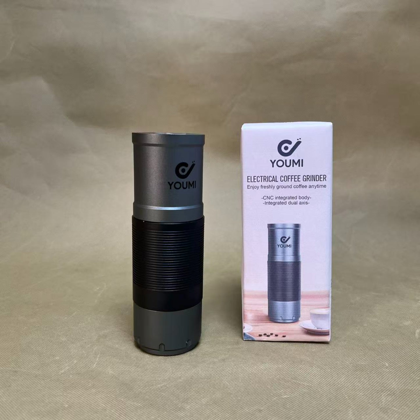 YOUMI  Electrical coffee grinders, Electric Coffee Grinder, Spice Grinder, One Touch Coffee Mill for Beans, Spices and More,  Black