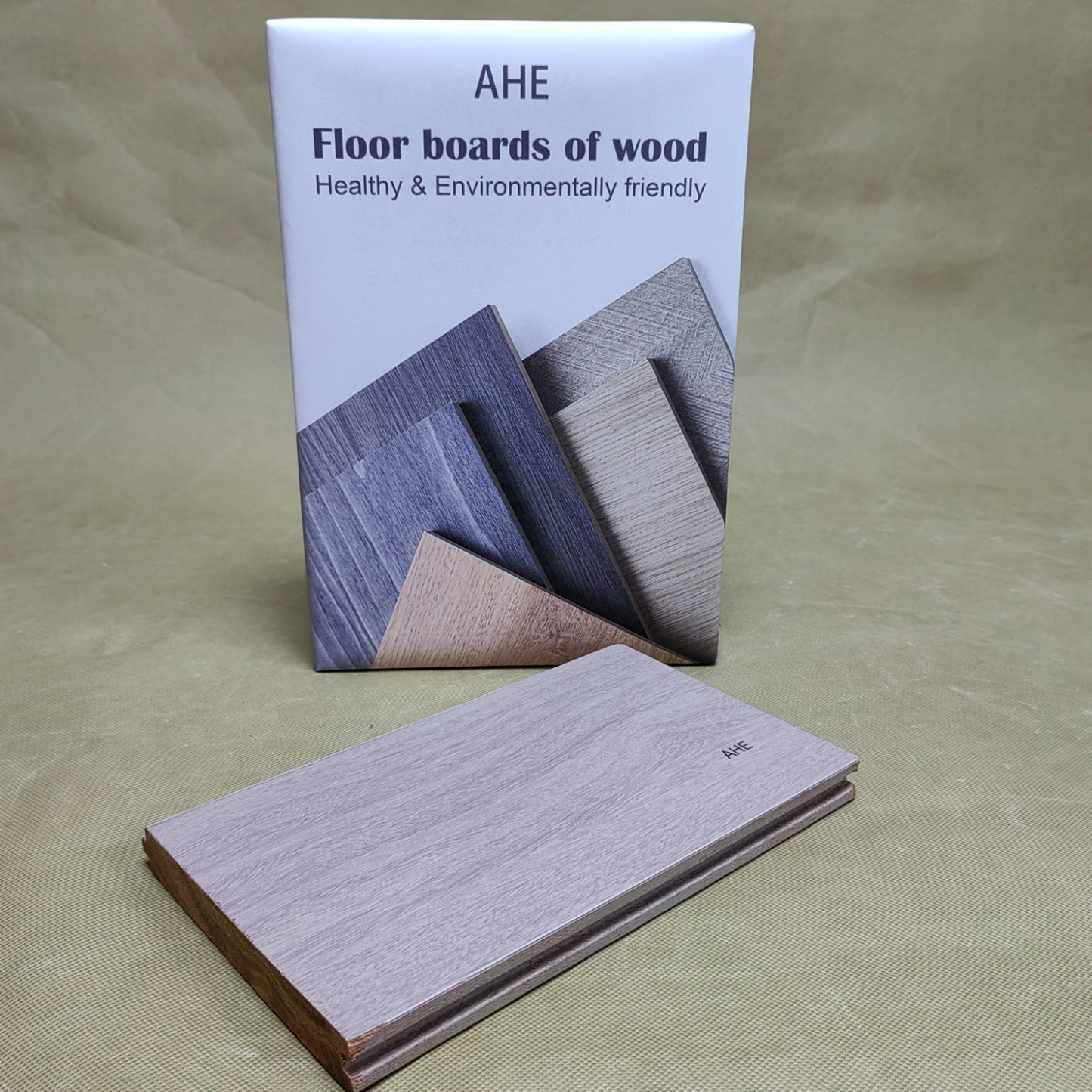 AHE Floor boards of wood,DIY Flooring - Natural Wood Grain Feel for Kitchen, Dining Room & Bedrooms,Waterproof ,Light Brown
