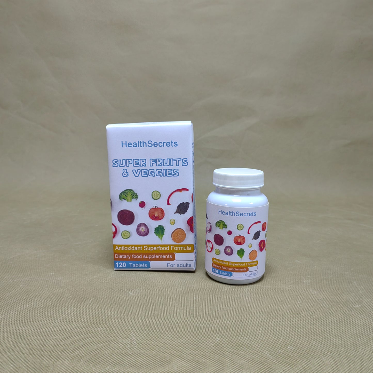 HealthSecrets Dietary food supplements,Fruit and Veggies Supplement, Immune, Gut & Digestive Health Support