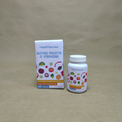 HealthSecrets Dietary food supplements,Fruit and Veggies Supplement, Immune, Gut & Digestive Health Support