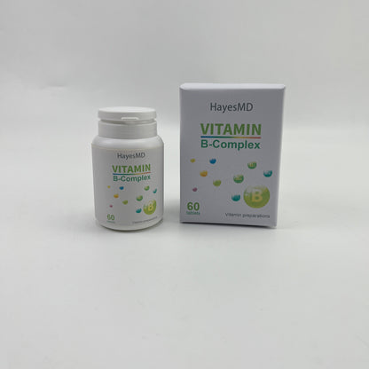HayesMD   vitamin preparations,Healthy Energy, Metabolism, Complete B Complex, 60 Vegetarian Capsules