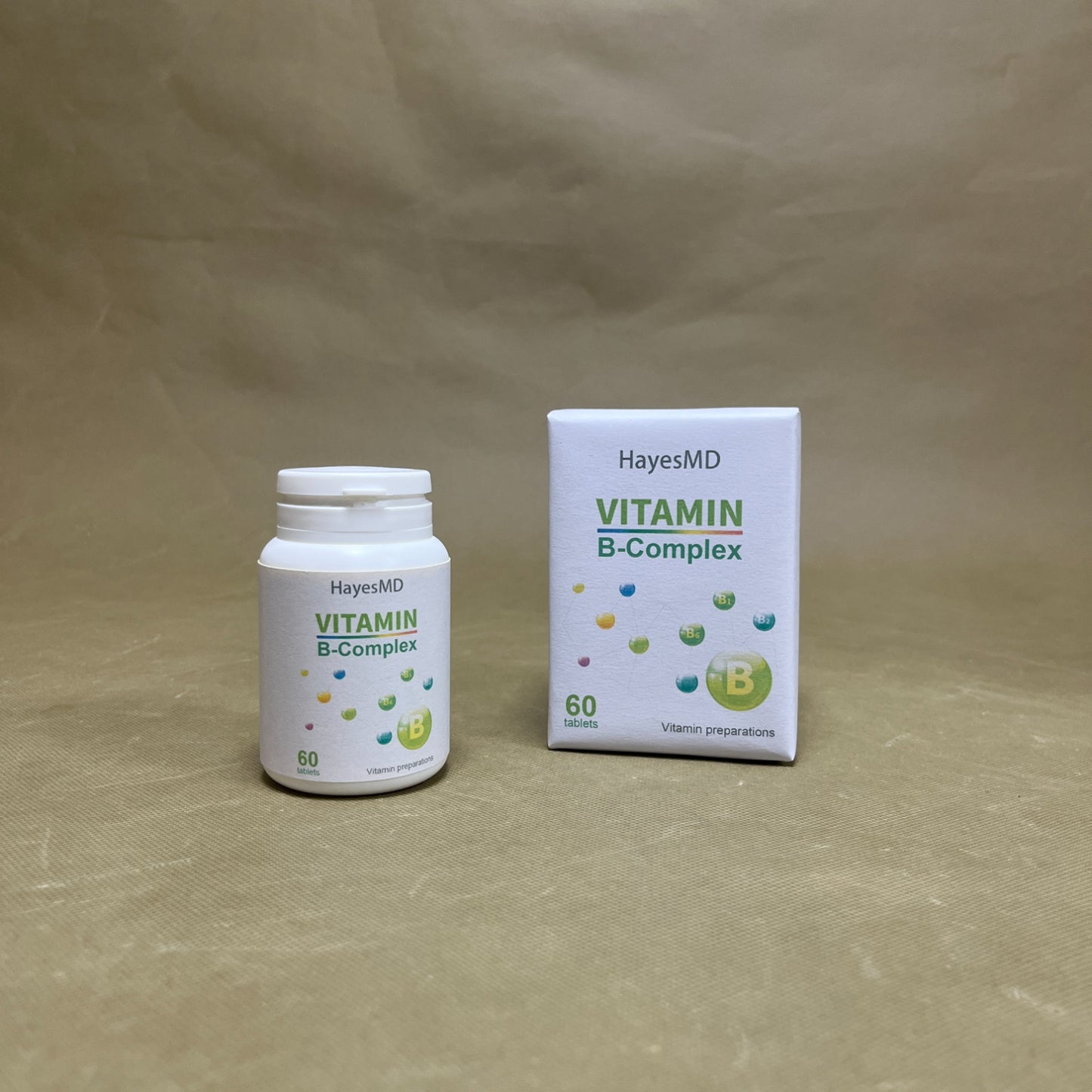 HayesMD   vitamin preparations,Healthy Energy, Metabolism, Complete B Complex, 60 Vegetarian Capsules