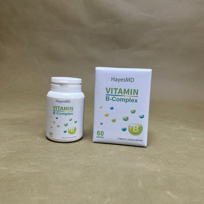 HayesMD   vitamin preparations,Healthy Energy, Metabolism, Complete B Complex, 60 Vegetarian Capsules