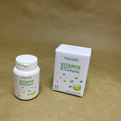 HayesMD   vitamin preparations,Healthy Energy, Metabolism, Complete B Complex, 60 Vegetarian Capsules