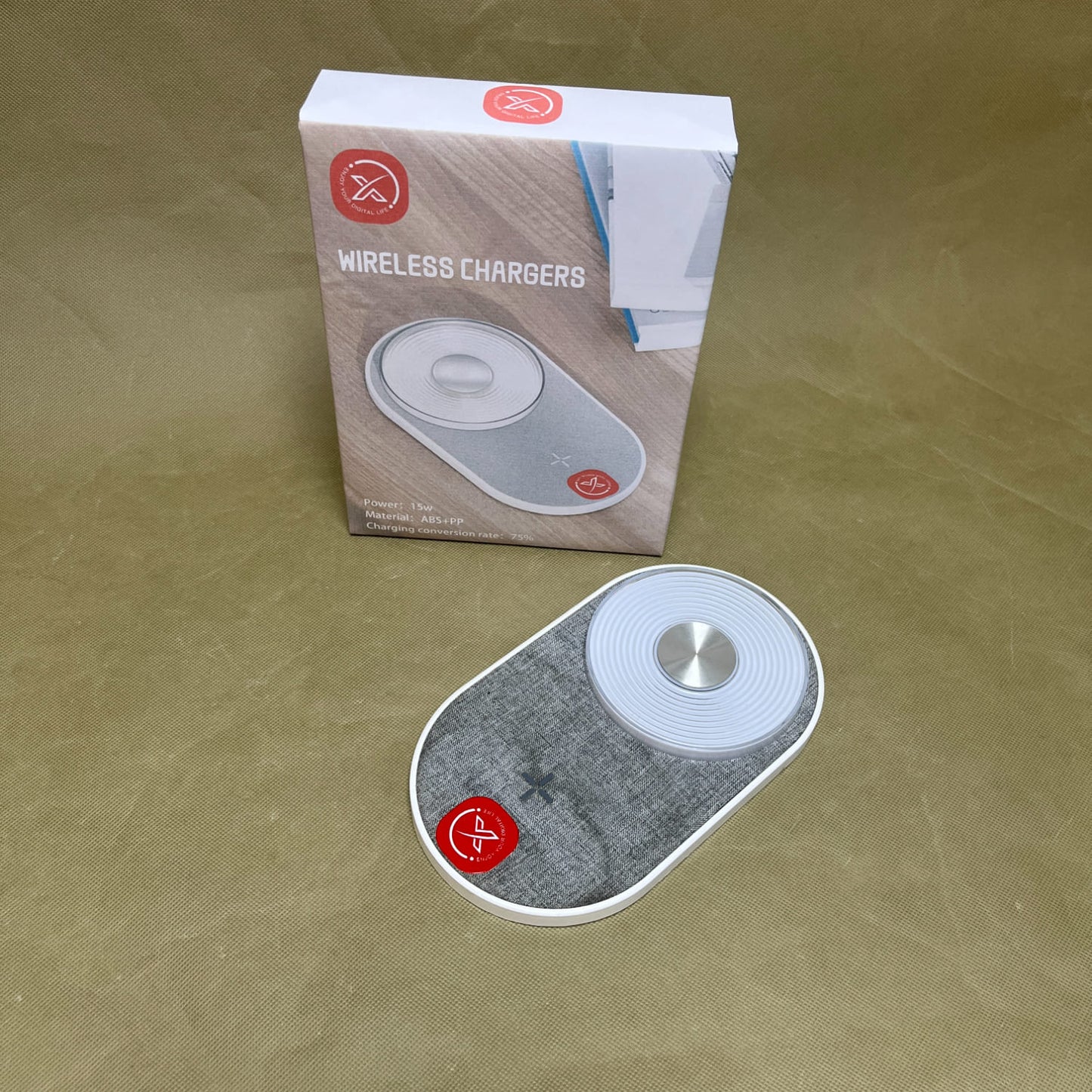 XO ENJOY YOUR DIGITAL LIFE   Wireless chargers,  Fast Wireless Charging  With Touch Light, Dimmable LED Night Light