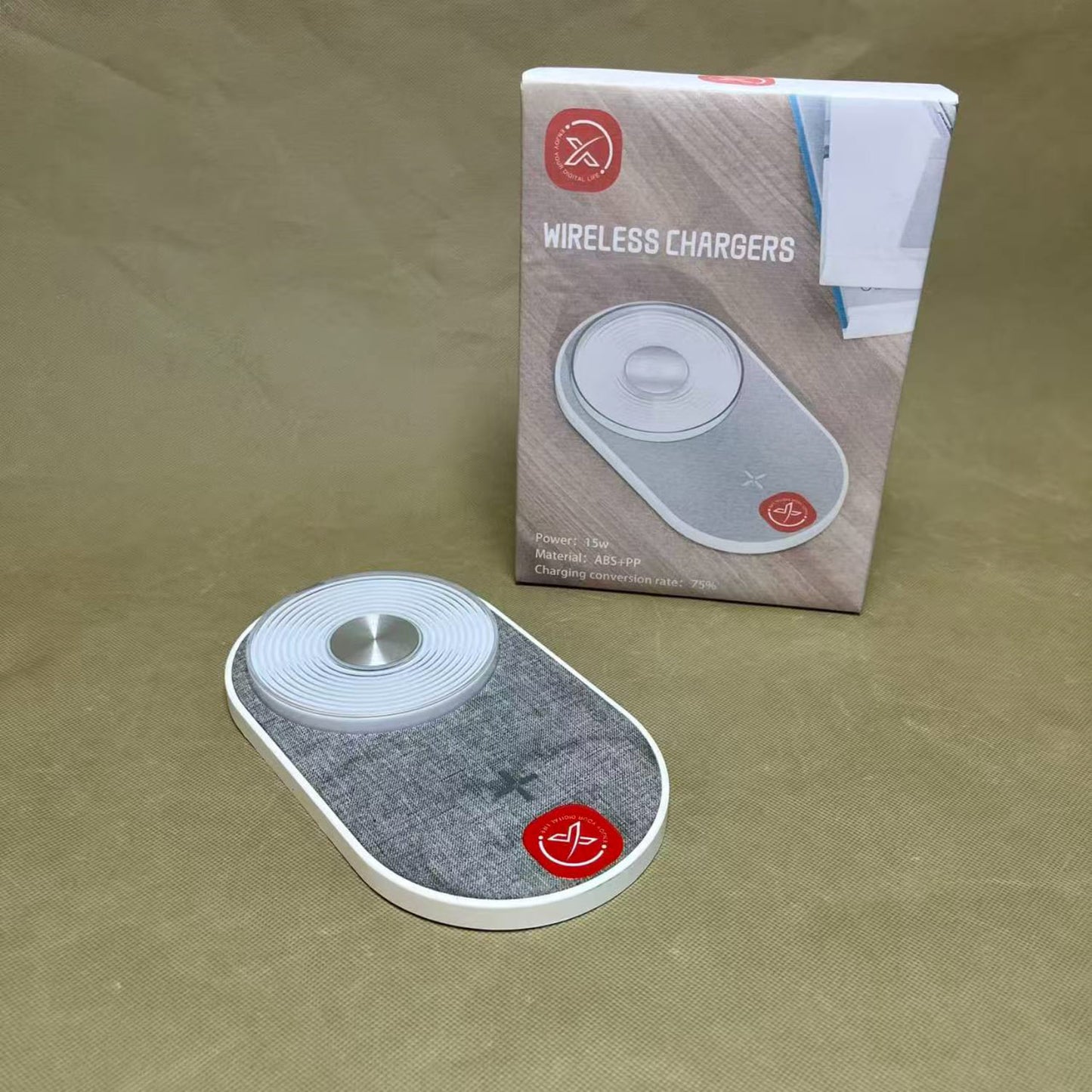 XO ENJOY YOUR DIGITAL LIFE   Wireless chargers,  Fast Wireless Charging  With Touch Light, Dimmable LED Night Light