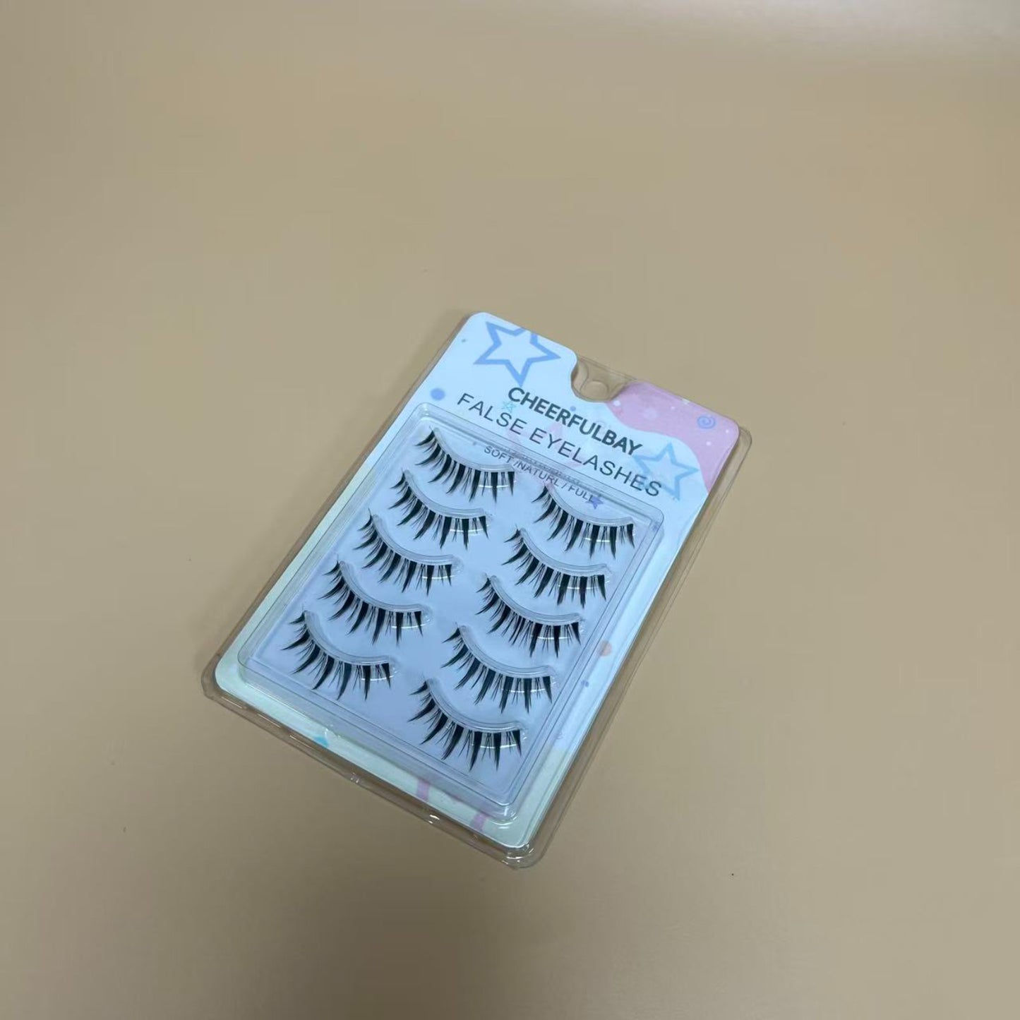 CHEERFULBAY   False eyelashes, False Eyelashes, Contact Lens Friendly, Easy to Apply, Reusable Strip Lashes, Glue On