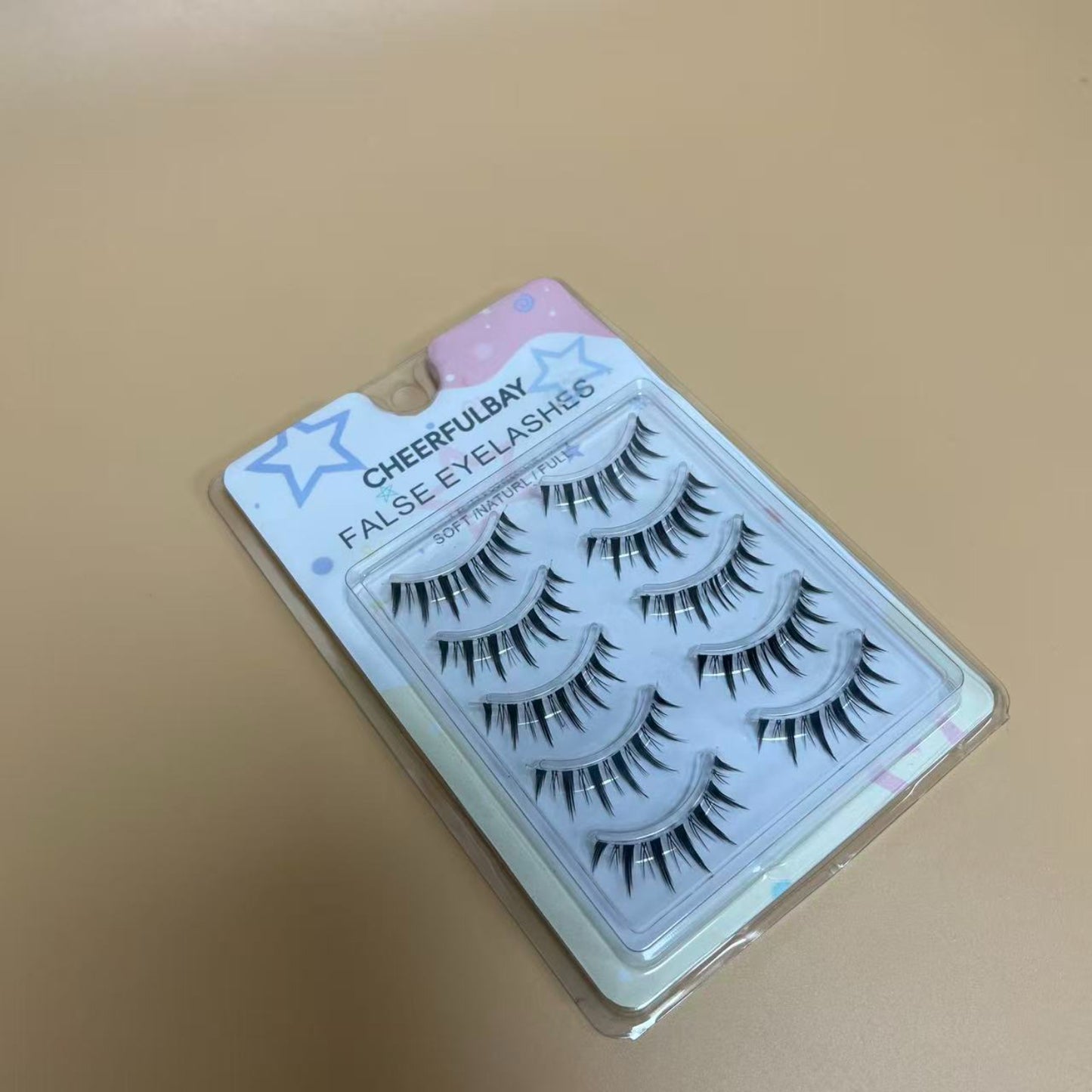 CHEERFULBAY   False eyelashes, False Eyelashes, Contact Lens Friendly, Easy to Apply, Reusable Strip Lashes, Glue On