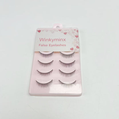 Winkyminx  False eyelashes,Includes 4 Pairs Of Lashes, Easy to Apply, Reusable Lash Clusters