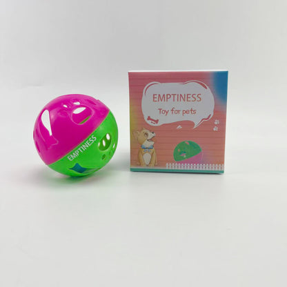 EMPTINESS  Toy for pets , Cat Toy Ball with Bell, Pet Ball Kitten Toy with Bell Cat Jingle Balls for Cats Kitten